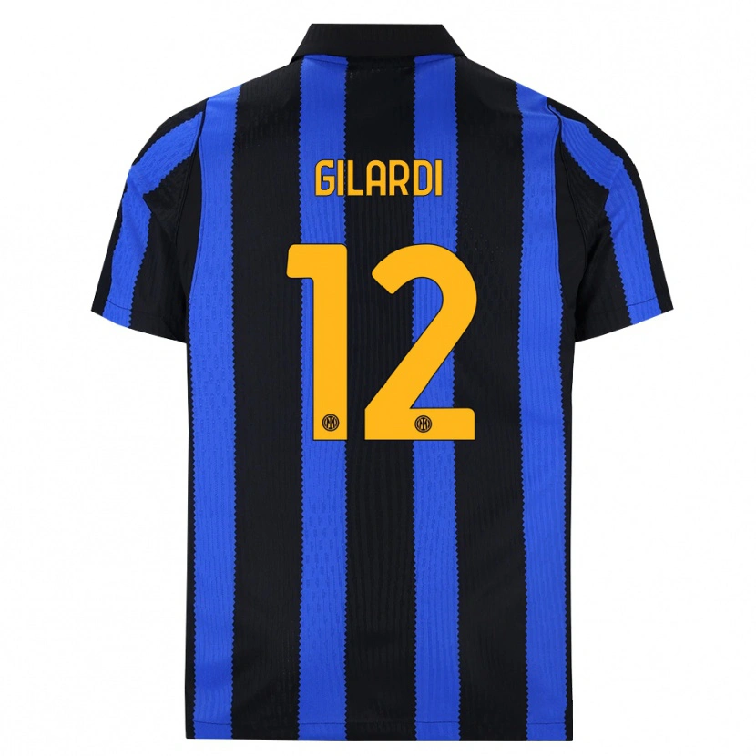 Danxen Niño Camiseta Astrid Gilardi #12 Negro Azul Amarillo 1ª Equipación 2026/27 La Camisa México