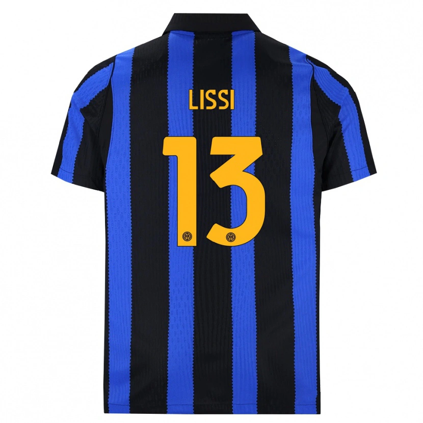 Danxen Niño Camiseta Thomas Lissi #13 Negro Azul Amarillo 1ª Equipación 2026/27 La Camisa México