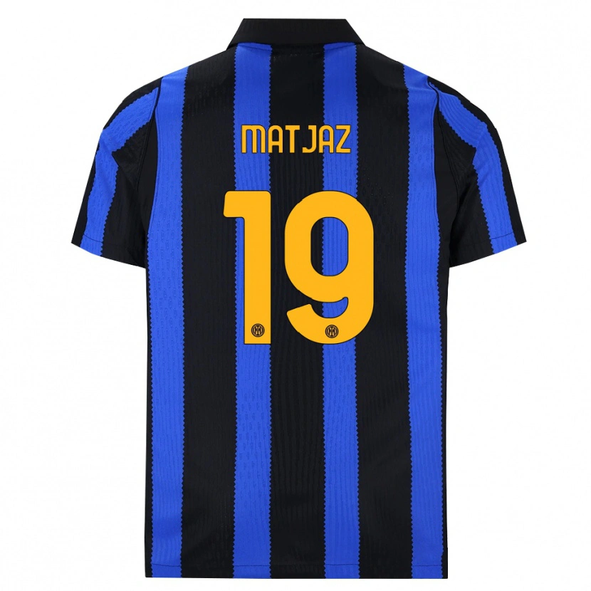 Danxen Niño Camiseta Samo Matjaz #19 Negro Azul Amarillo 1ª Equipación 2026/27 La Camisa México