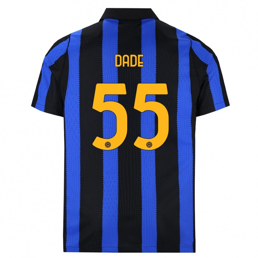 Danxen Niño Camiseta Emmanuel Dade #55 Negro Azul Amarillo 1ª Equipación 2026/27 La Camisa México