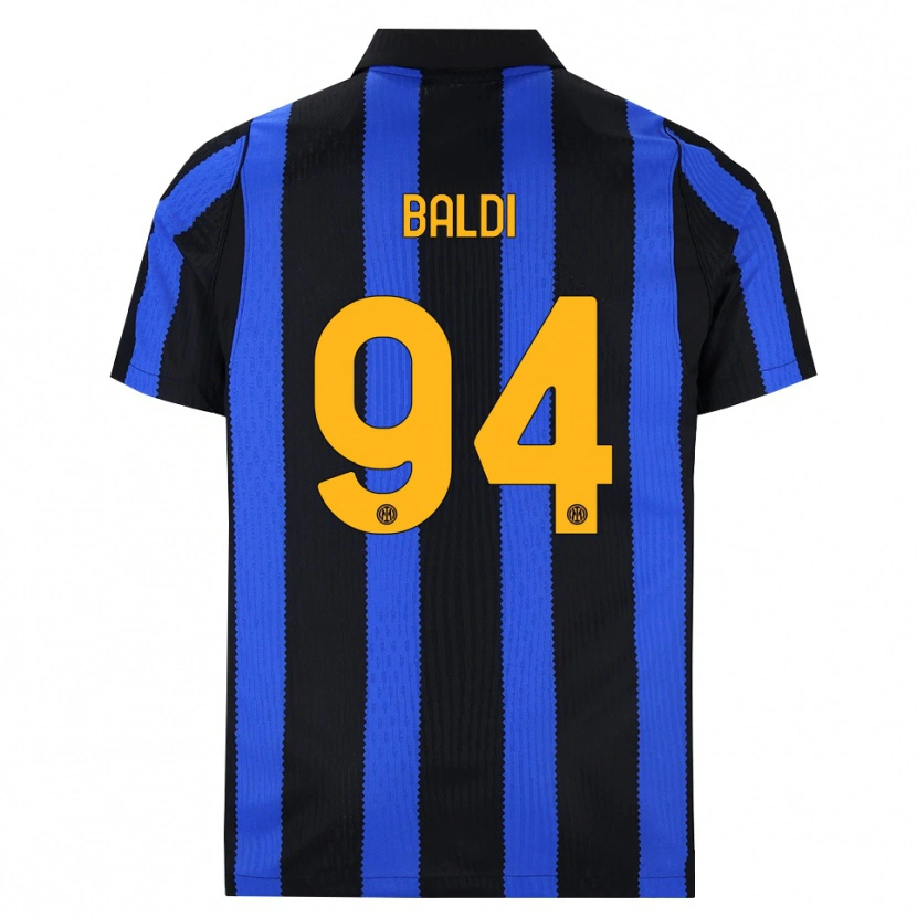 Danxen Niño Camiseta Rachele Baldi #94 Negro Azul Amarillo 1ª Equipación 2026/27 La Camisa México
