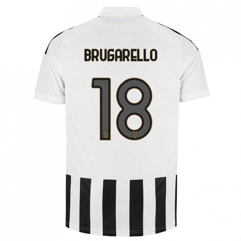 Danxen Niño Camiseta Mattia Brugarello #18 Negro Blanco Marrón 1ª Equipación 2026/27 La Camisa México