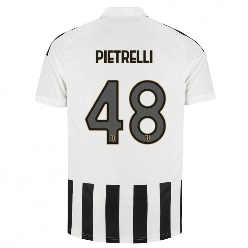 Danxen Niño Camiseta Alessandro Pietrelli #48 Negro Blanco Marrón 1ª Equipación 2026/27 La Camisa México