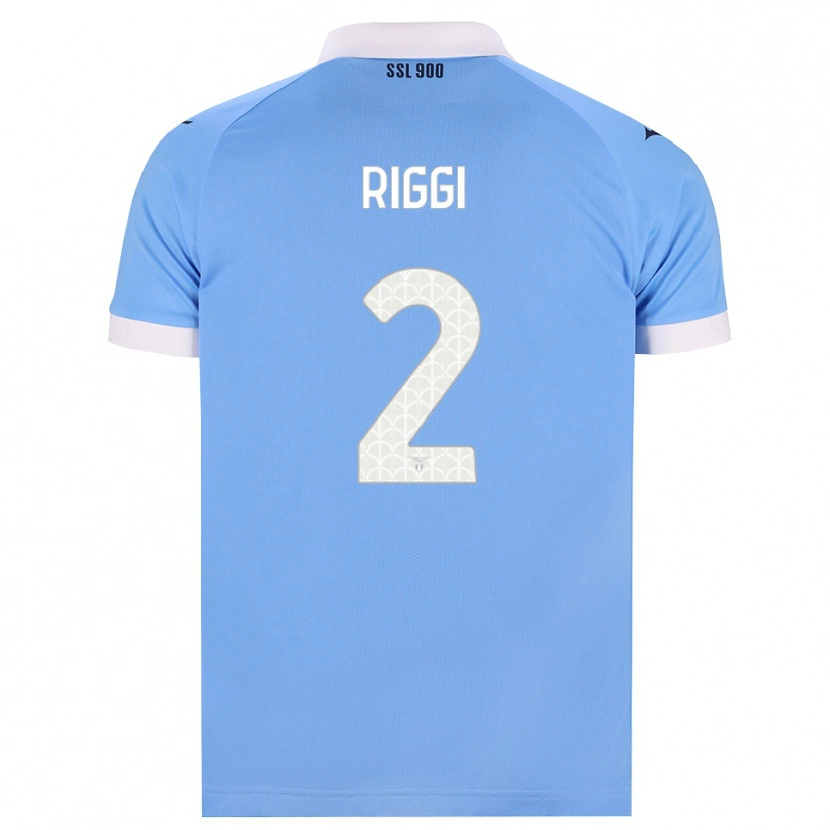 Danxen Niño Camiseta Emanuele Riggi #2 Azul Cielo Negro Blanco 1ª Equipación 2026/27 La Camisa México