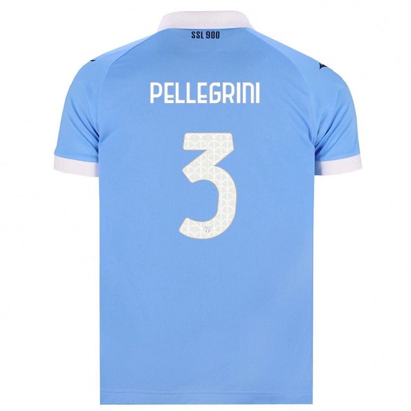Danxen Niño Camiseta Luca Pellegrini #3 Azul Cielo Negro Blanco 1ª Equipación 2026/27 La Camisa México
