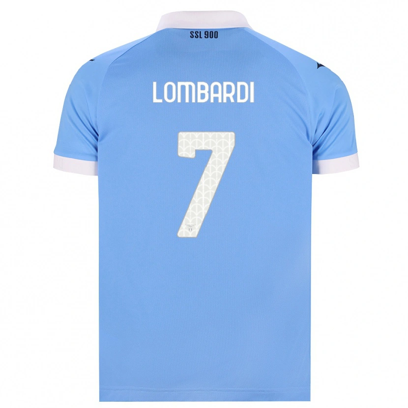 Danxen Niño Camiseta Pierlorenzo Lombardi #7 Azul Cielo Negro Blanco 1ª Equipación 2026/27 La Camisa México
