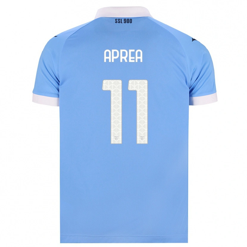 Danxen Niño Camiseta Federico Aprea #11 Azul Cielo Negro Blanco 1ª Equipación 2026/27 La Camisa México