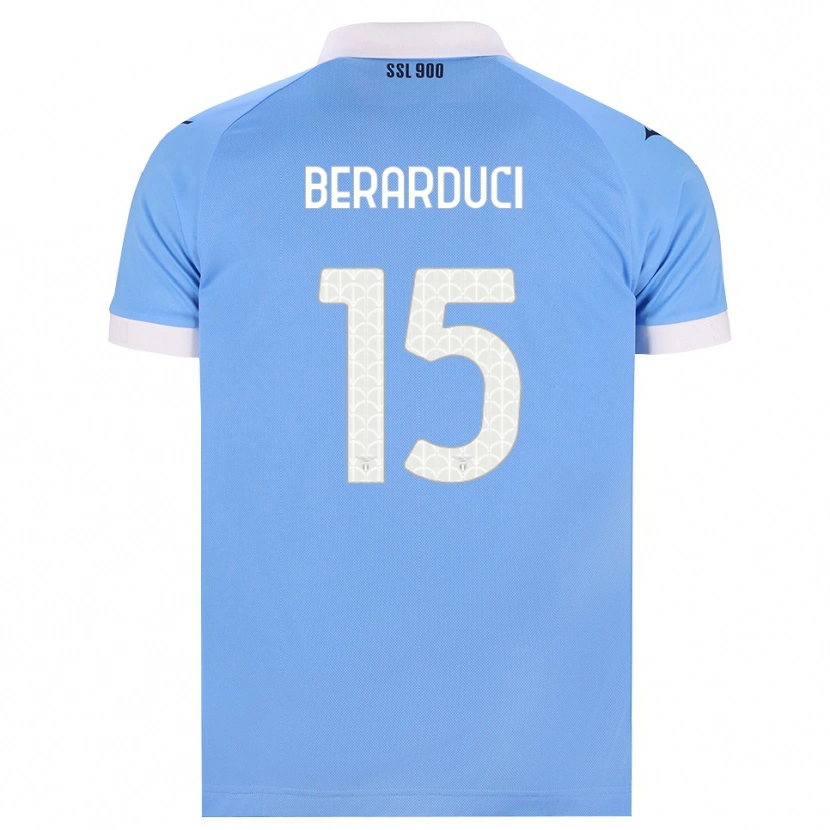Danxen Niño Camiseta Martina Berarduci #15 Azul Cielo Negro Blanco 1ª Equipación 2026/27 La Camisa México