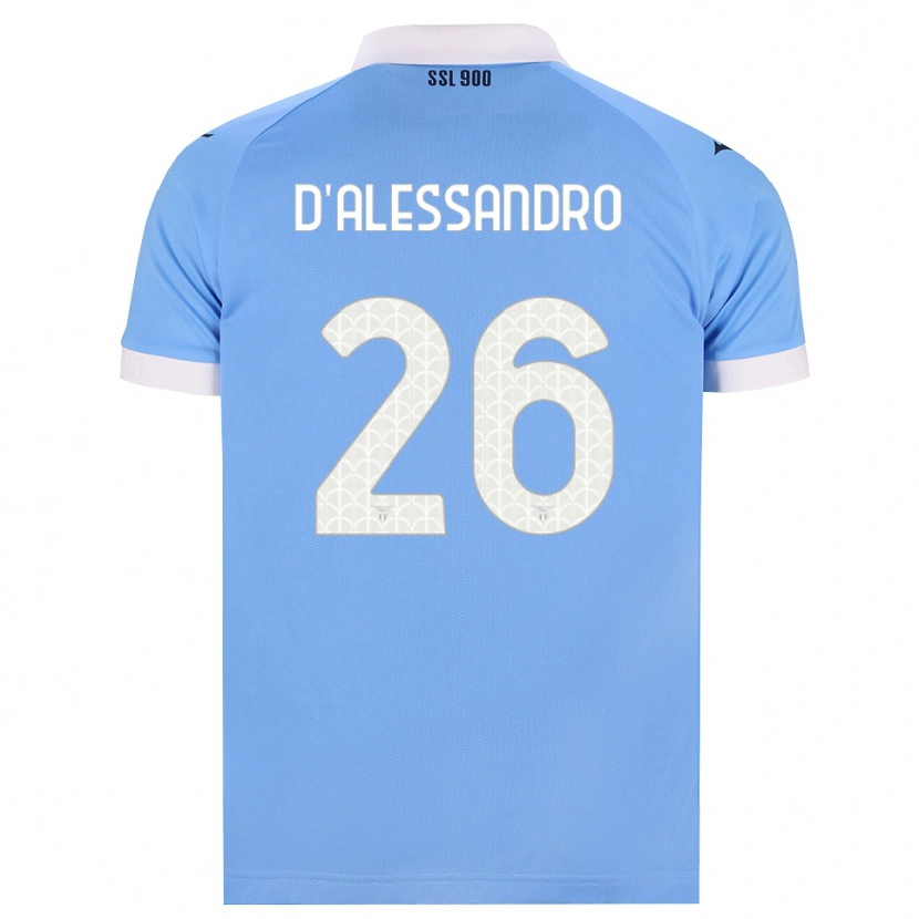 Danxen Niño Camiseta Mattya D'alessandro #26 Azul Cielo Negro Blanco 1ª Equipación 2026/27 La Camisa México