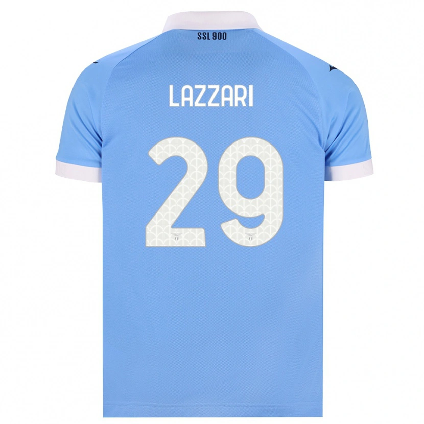 Danxen Niño Camiseta Manuel Lazzari #29 Azul Cielo Negro Blanco 1ª Equipación 2026/27 La Camisa México