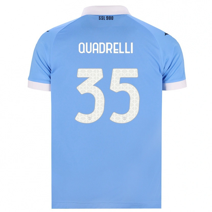 Danxen Niño Camiseta Leonardo Quadrelli #35 Azul Cielo Negro Blanco 1ª Equipación 2026/27 La Camisa México