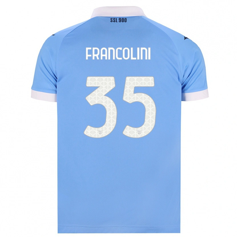 Danxen Niño Camiseta Alice Francolini #35 Azul Cielo Negro Blanco 1ª Equipación 2026/27 La Camisa México