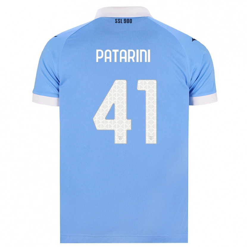 Danxen Niño Camiseta Riccardo Patarini #41 Azul Cielo Negro Blanco 1ª Equipación 2026/27 La Camisa México