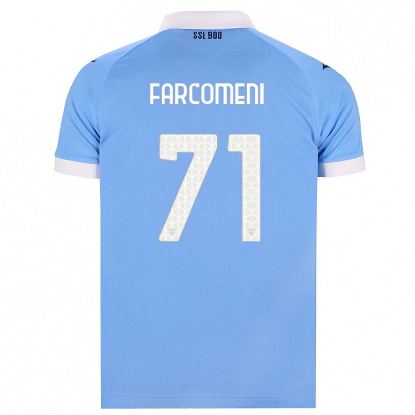Danxen Niño Camiseta Valerio Farcomeni #71 Azul Cielo Negro Blanco 1ª Equipación 2026/27 La Camisa México
