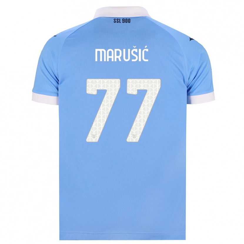 Danxen Niño Camiseta Adam Marusic #77 Azul Cielo Negro Blanco 1ª Equipación 2026/27 La Camisa México