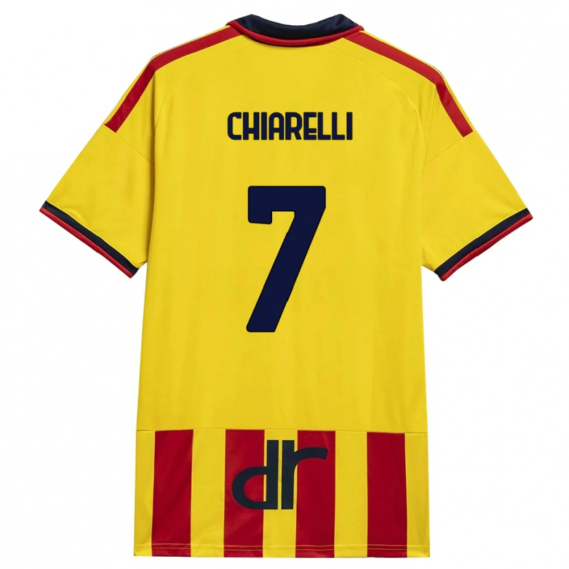 Danxen Niño Camiseta Donato Chiarelli #7 Amarillo Rojo 1ª Equipación 2026/27 La Camisa México