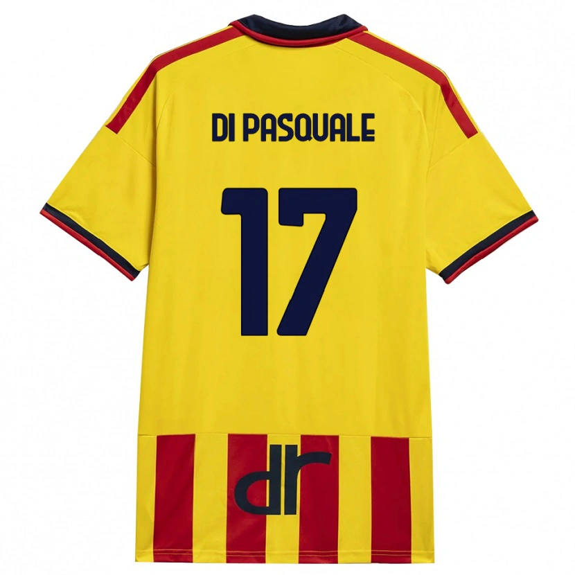 Danxen Niño Camiseta Alessandro Di Pasquale #17 Amarillo Rojo 1ª Equipación 2026/27 La Camisa México