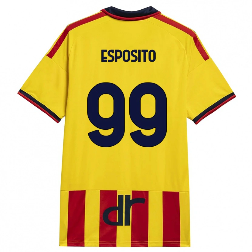 Danxen Niño Camiseta Pasquale Esposito #99 Amarillo Rojo 1ª Equipación 2026/27 La Camisa México