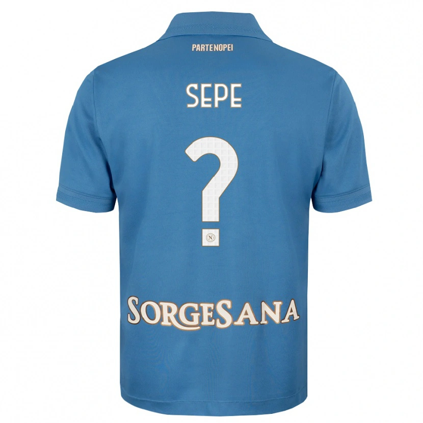 Danxen Niño Camiseta Mauro Sepe #0 Azul Neblina Blanco 1ª Equipación 2026/27 La Camisa México