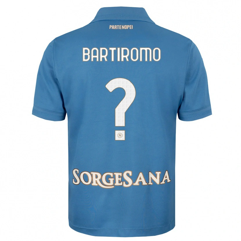 Danxen Niño Camiseta Niccolo Bartiromo #0 Azul Neblina Blanco 1ª Equipación 2026/27 La Camisa México