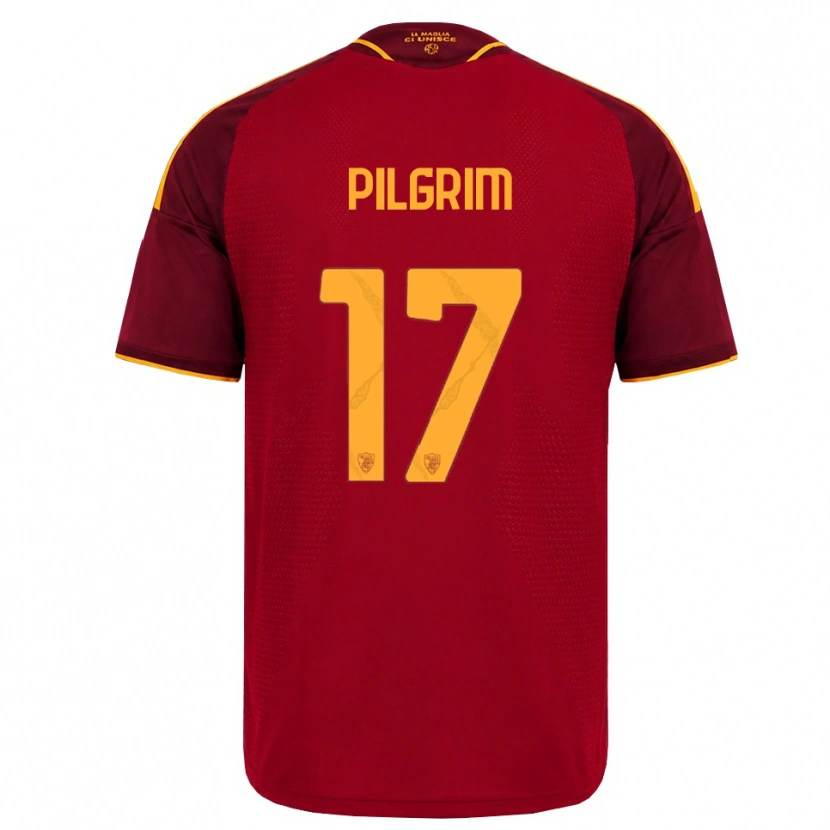 Danxen Niño Camiseta Alayah Pilgrim #17 Rojo Dorado Amarillo 1ª Equipación 2026/27 La Camisa México