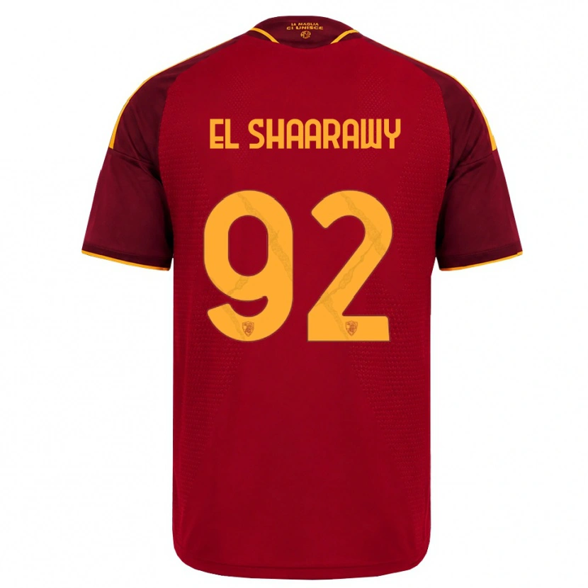 Danxen Niño Camiseta Stephan El Shaarawy #92 Rojo Dorado Amarillo 1ª Equipación 2026/27 La Camisa México
