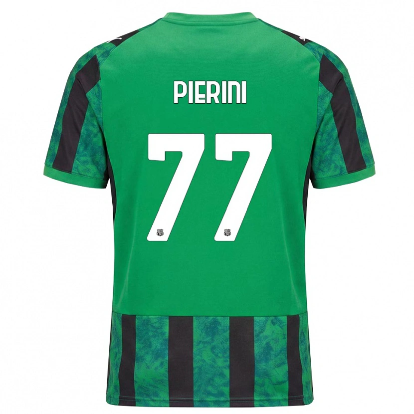 Danxen Niño Camiseta Nicholas Pierini #77 Verde Negro Blanco 1ª Equipación 2026/27 La Camisa México