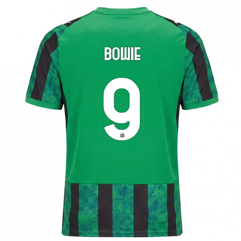 Danxen Niño Camiseta Kieron Bowie #9 Verde Negro Blanco 1ª Equipación 2026/27 La Camisa México