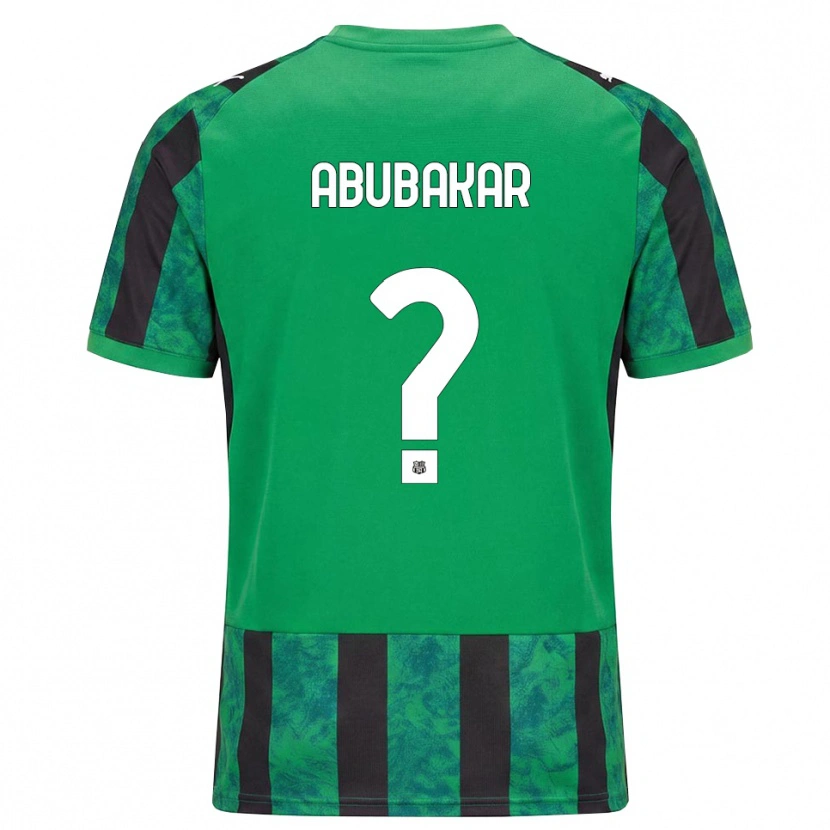 Danxen Niño Camiseta Salim Abubakar #0 Verde Negro Blanco 1ª Equipación 2026/27 La Camisa México