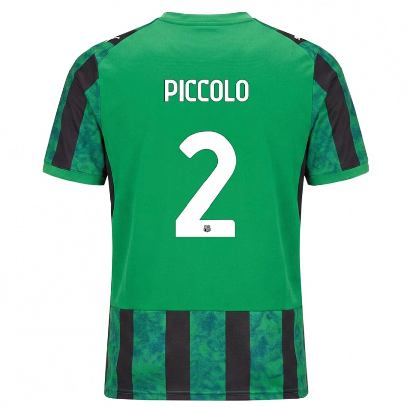 Danxen Niño Camiseta Peter Piccolo #2 Verde Negro Blanco 1ª Equipación 2026/27 La Camisa México
