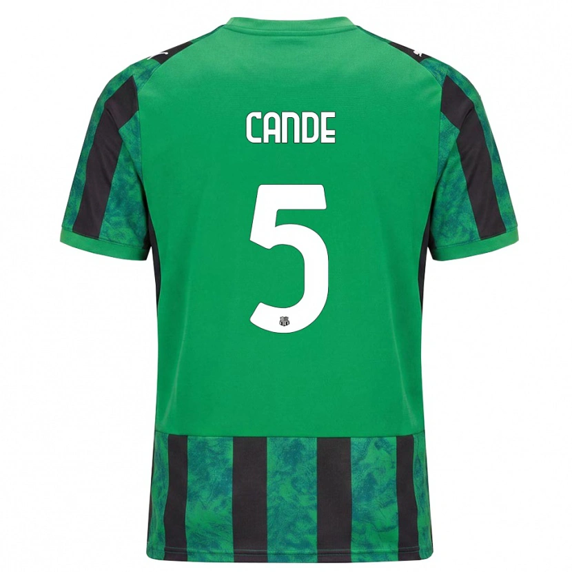 Danxen Niño Camiseta Fali Candé #5 Verde Negro Blanco 1ª Equipación 2026/27 La Camisa México