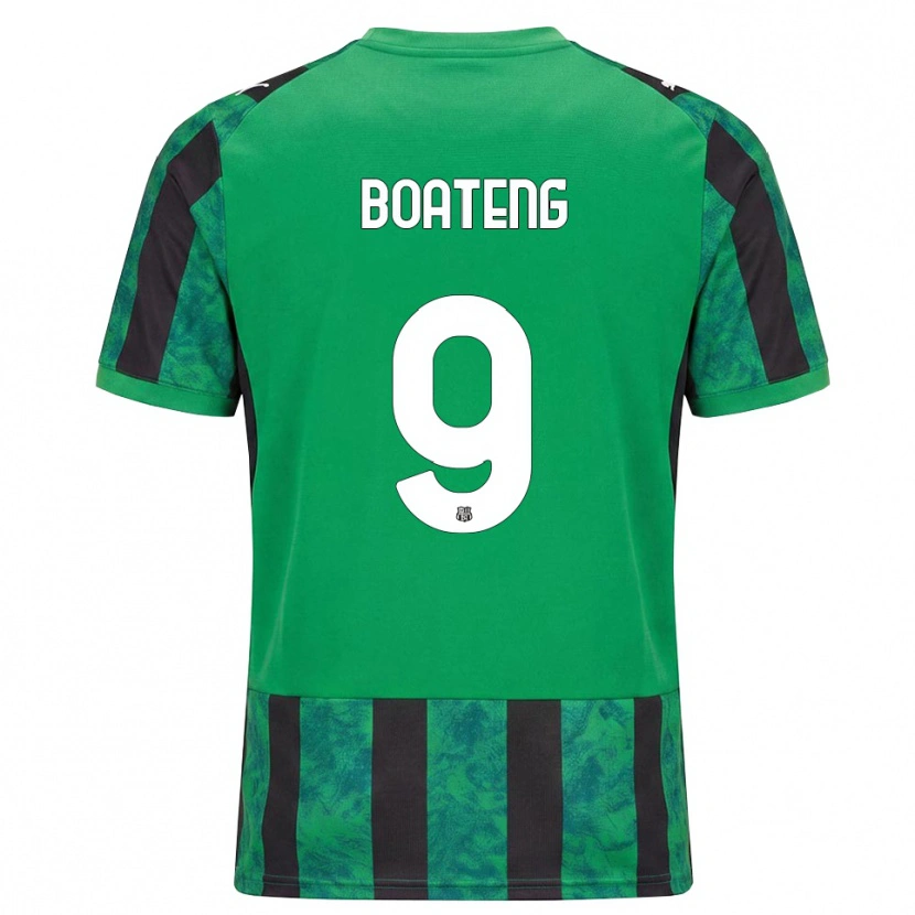 Danxen Niño Camiseta Owen Boateng #9 Verde Negro Blanco 1ª Equipación 2026/27 La Camisa México