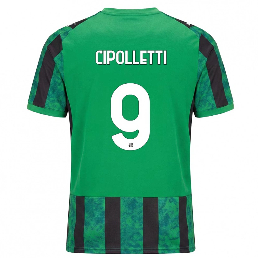 Danxen Niño Camiseta Matteo Cipolletti #9 Verde Negro Blanco 1ª Equipación 2026/27 La Camisa México
