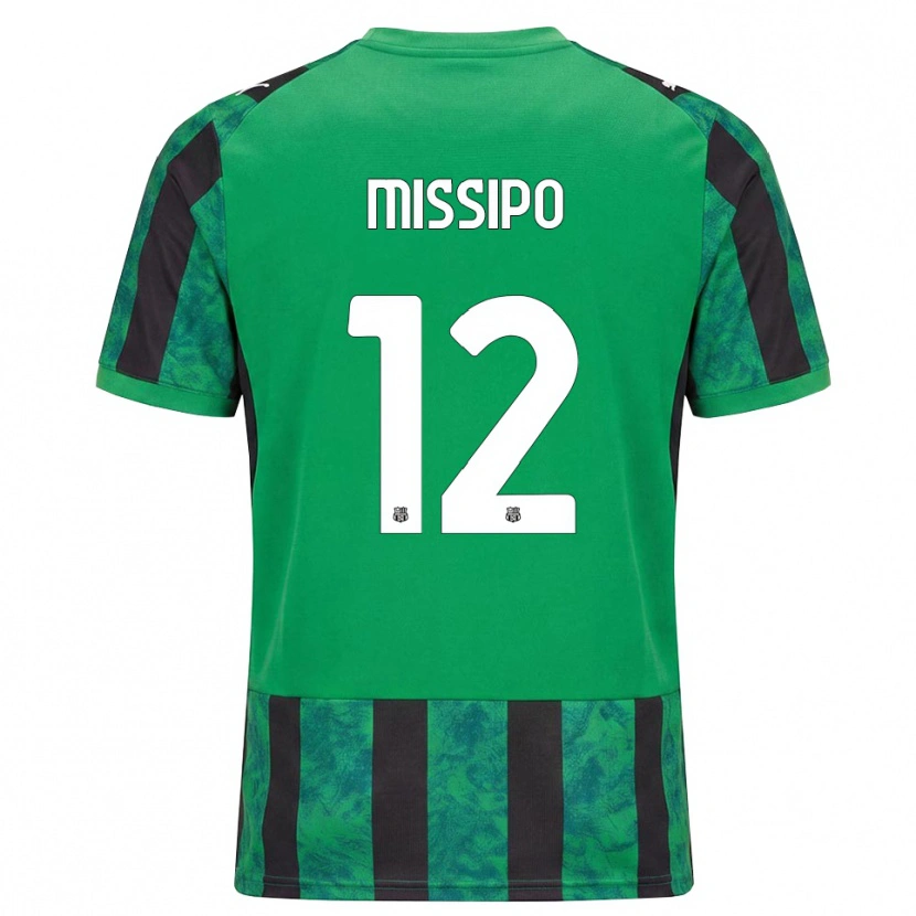Danxen Niño Camiseta Kassandra Missipo #12 Verde Negro Blanco 1ª Equipación 2026/27 La Camisa México