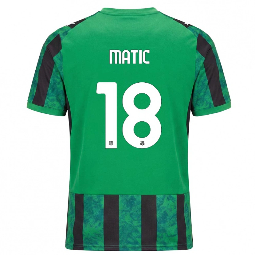 Danxen Niño Camiseta Nemanja Matić #18 Verde Negro Blanco 1ª Equipación 2026/27 La Camisa México