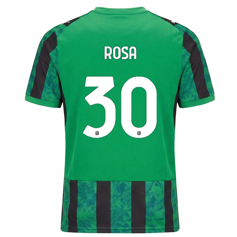 Danxen Niño Camiseta Enrico Rosa #30 Verde Negro Blanco 1ª Equipación 2026/27 La Camisa México