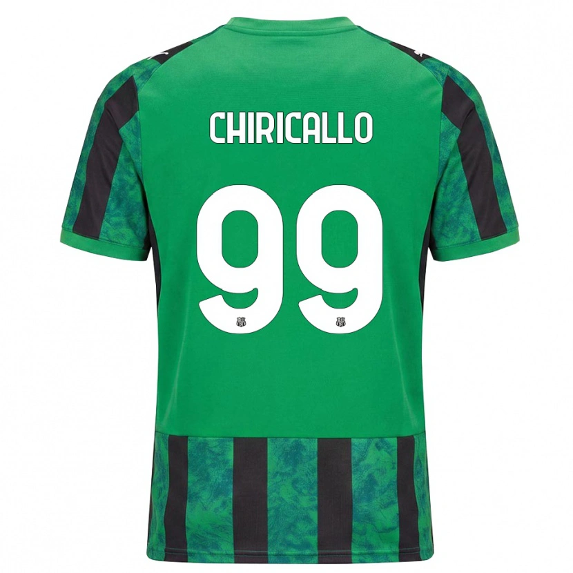 Danxen Niño Camiseta Giovanni Chiricallo #99 Verde Negro Blanco 1ª Equipación 2026/27 La Camisa México