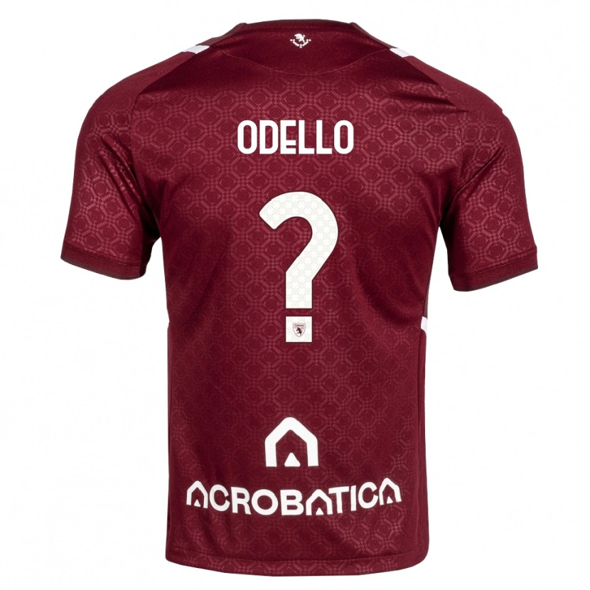 Danxen Niño Camiseta Ryan Odello #0 Burdeos Blanco 1ª Equipación 2026/27 La Camisa México