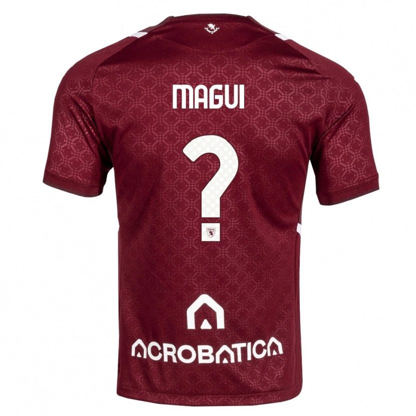 Danxen Niño Camiseta Balder Magui #0 Burdeos Blanco 1ª Equipación 2026/27 La Camisa México