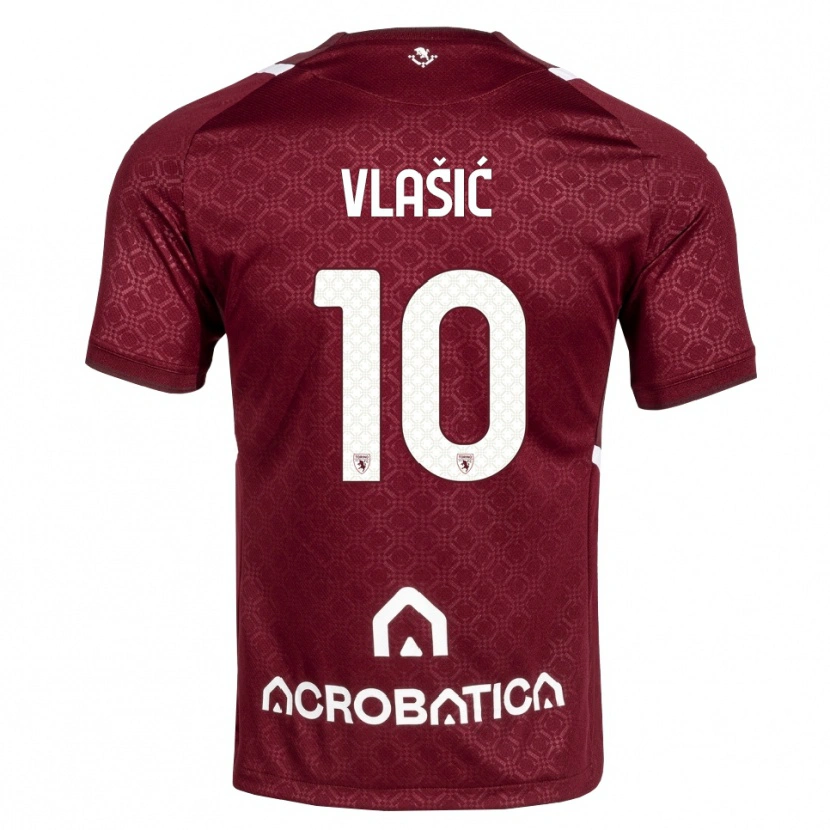 Danxen Niño Camiseta Nikola Vlašić #10 Burdeos Blanco 1ª Equipación 2026/27 La Camisa México