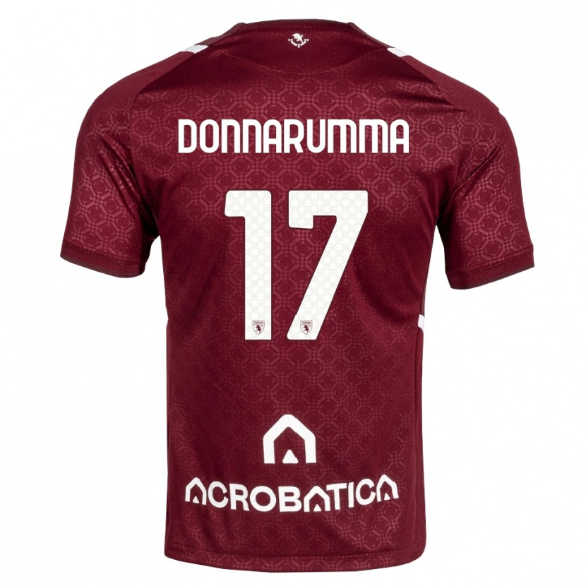 Danxen Niño Camiseta Antonio Donnarumma #17 Burdeos Blanco 1ª Equipación 2026/27 La Camisa México