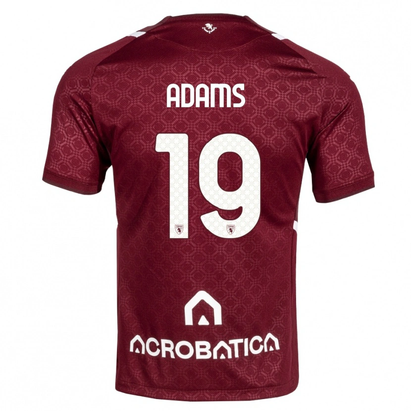 Danxen Niño Camiseta Ché Adams #19 Burdeos Blanco 1ª Equipación 2026/27 La Camisa México