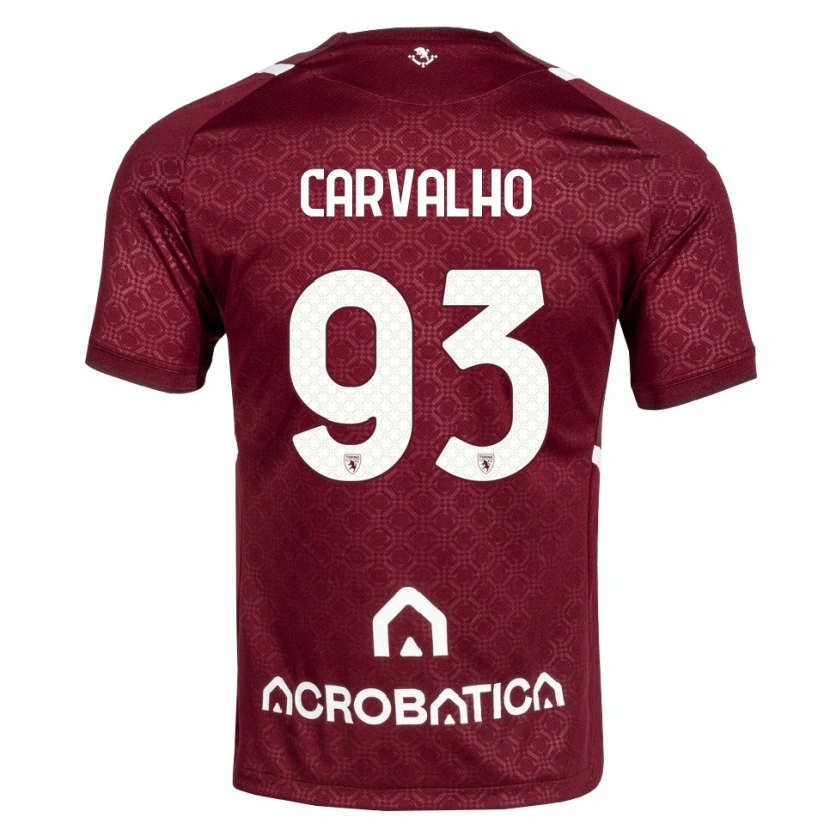 Danxen Niño Camiseta Lorenzo Carvalho #93 Burdeos Blanco 1ª Equipación 2026/27 La Camisa México