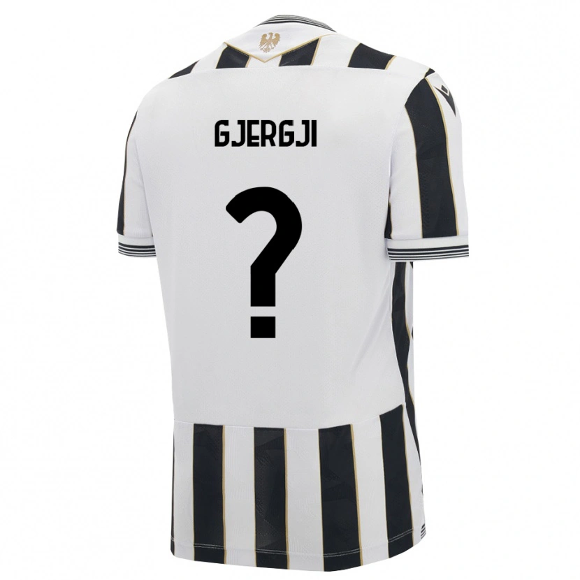 Danxen Niño Camiseta Alessio Gjergji #0 Negro Blanco Rosa 1ª Equipación 2026/27 La Camisa México