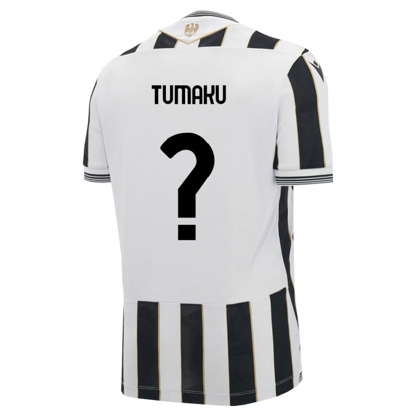 Danxen Niño Camiseta Niccolò Tumaku #0 Negro Blanco Rosa 1ª Equipación 2026/27 La Camisa México