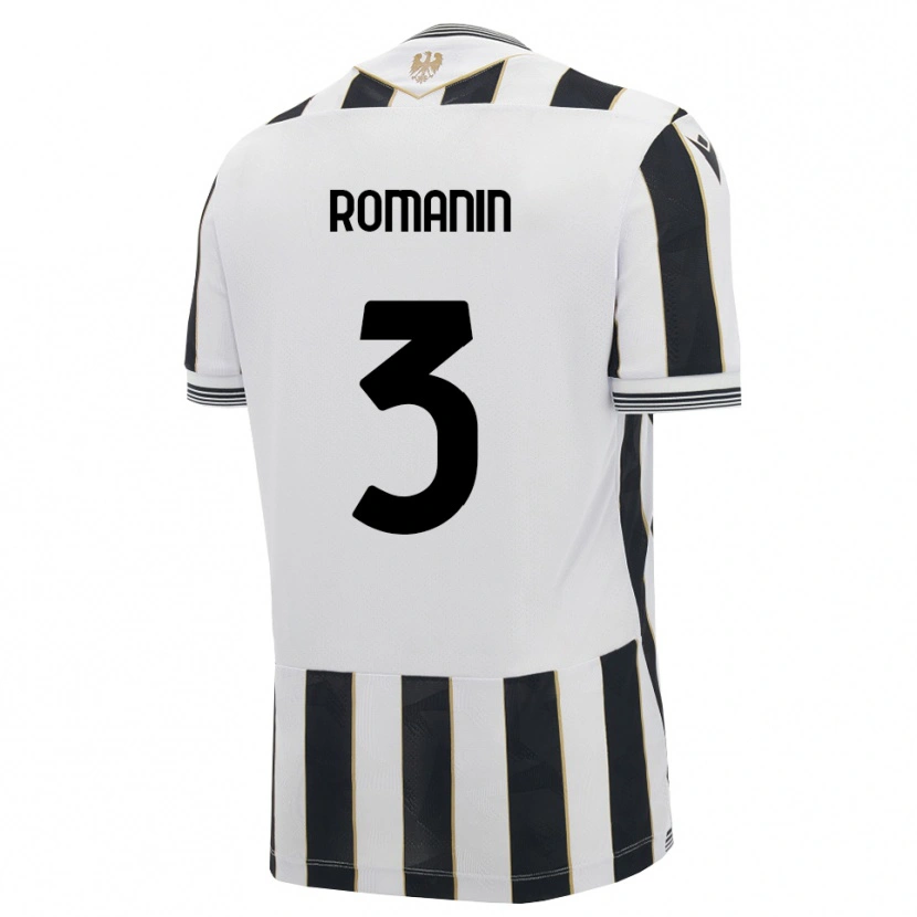 Danxen Niño Camiseta Mattia Romanin #3 Negro Blanco Rosa 1ª Equipación 2026/27 La Camisa México