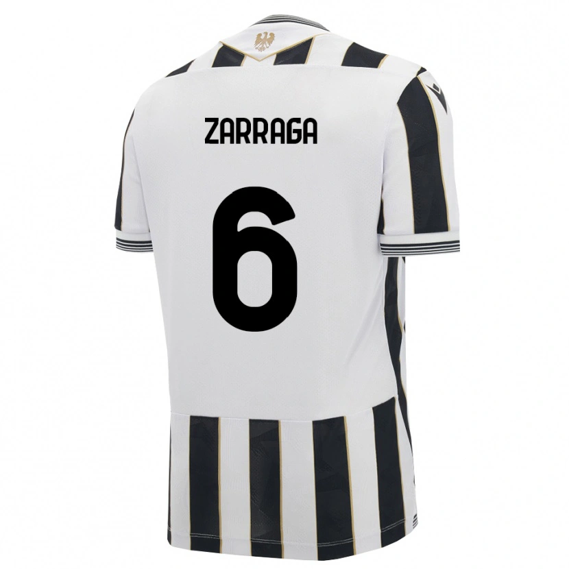 Danxen Niño Camiseta Oier Zarraga #6 Negro Blanco Rosa 1ª Equipación 2026/27 La Camisa México