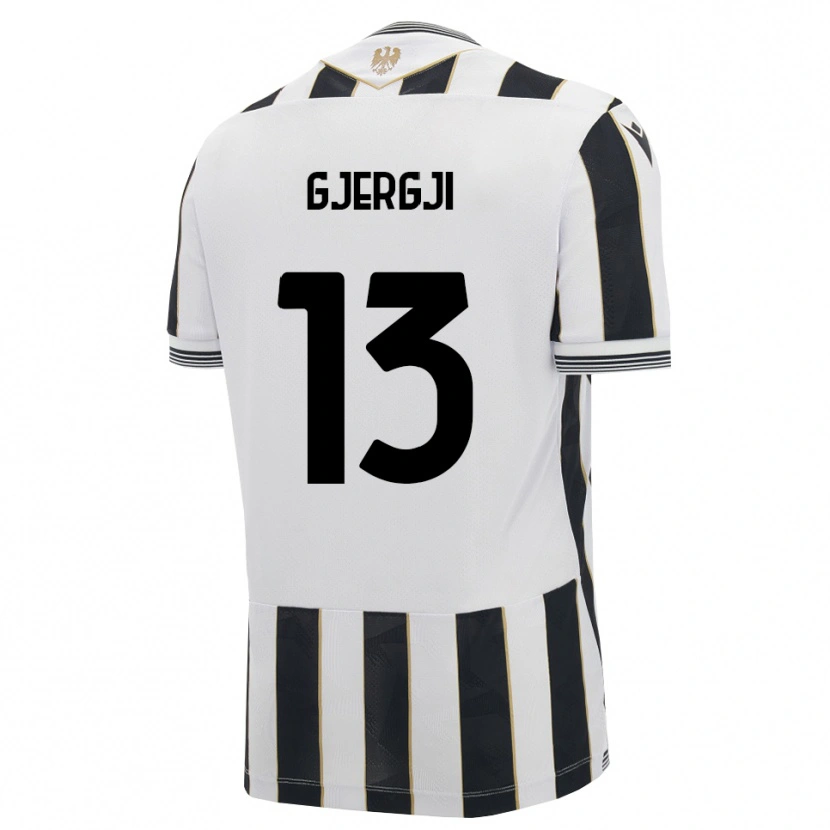 Danxen Niño Camiseta Alessio Gjergji #13 Negro Blanco Rosa 1ª Equipación 2026/27 La Camisa México