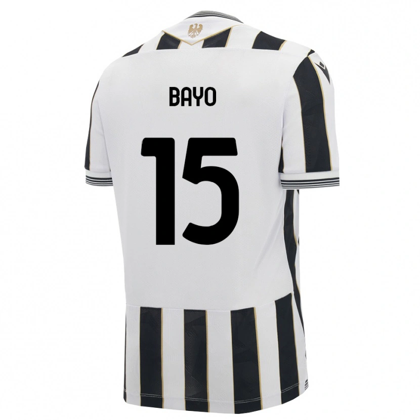Danxen Niño Camiseta Vakoun Bayo #15 Negro Blanco Rosa 1ª Equipación 2026/27 La Camisa México