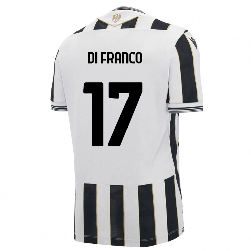 Danxen Niño Camiseta Giovanni Di Franco #17 Negro Blanco Rosa 1ª Equipación 2026/27 La Camisa México